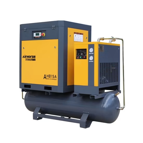 germany technology industrial silent oil free electrical rotary screw air compressor with dryer air 1